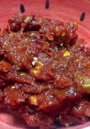 Una foto de Puré de tomate dulce