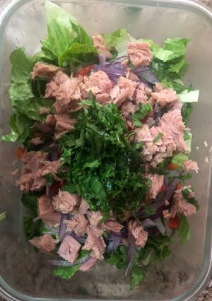 Una foto de Ensalada de atún