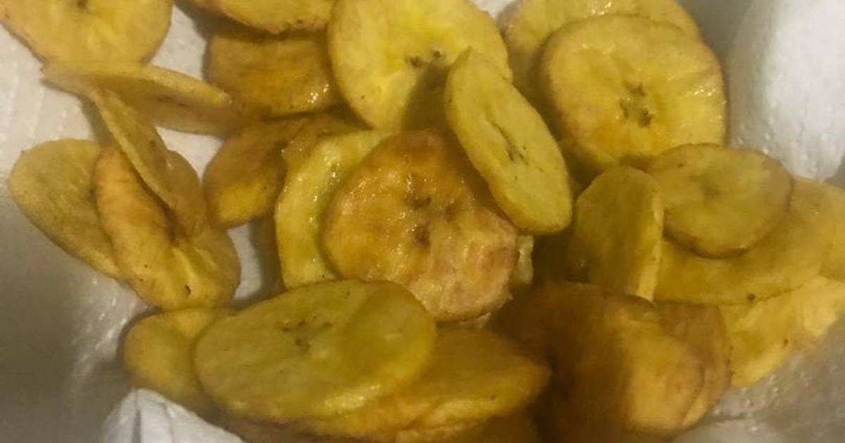 Unripe Plantain Chips Recipe by Nike A - Cookpad