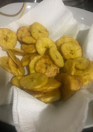 A picture of Unripe Plantain Chips.