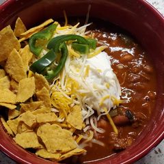 A picture of Lauren's Turkey Sausage Chili.