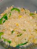 Simple chicken egg fried rice 🍚
