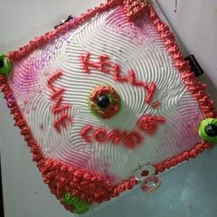 A picture of Vanilla cake # author Marathon contest #.