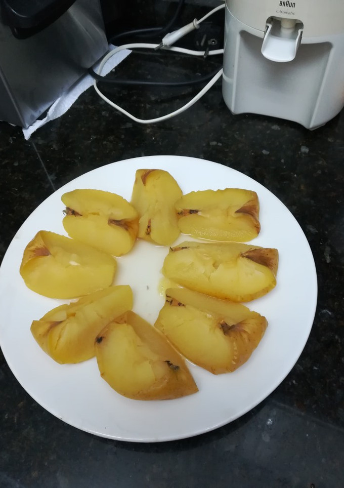 Una foto de Manzanas asadas rápidas