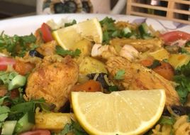 كبسة الدجاج والخضار 🍛
