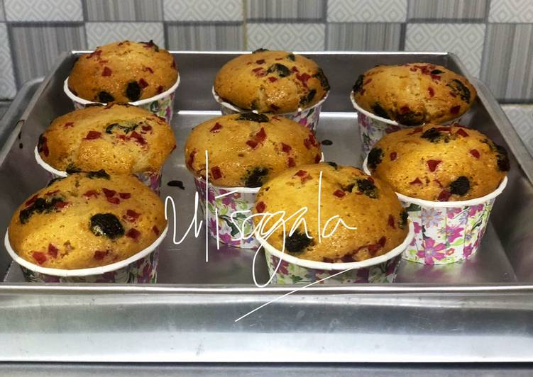 Resep Vanilla Muffin anti gagal (No Mixer, No Telur) Anti Gagal