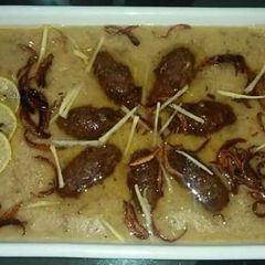 A picture of Hareesa with kababs 😍😋.
