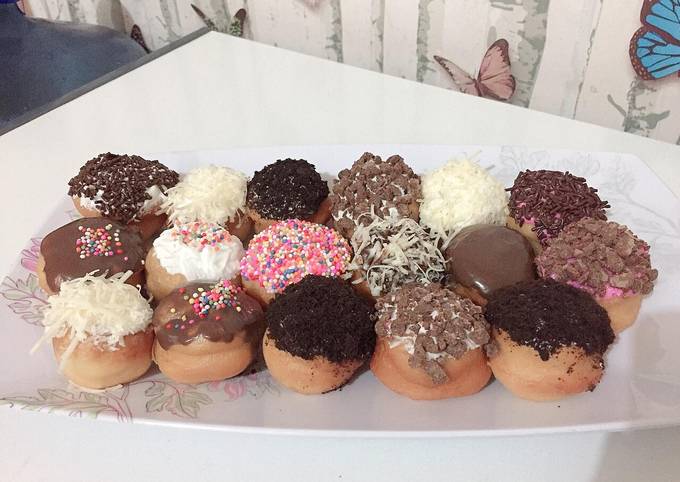 Resep Domini Ceria (donat mini) Anti Gagal