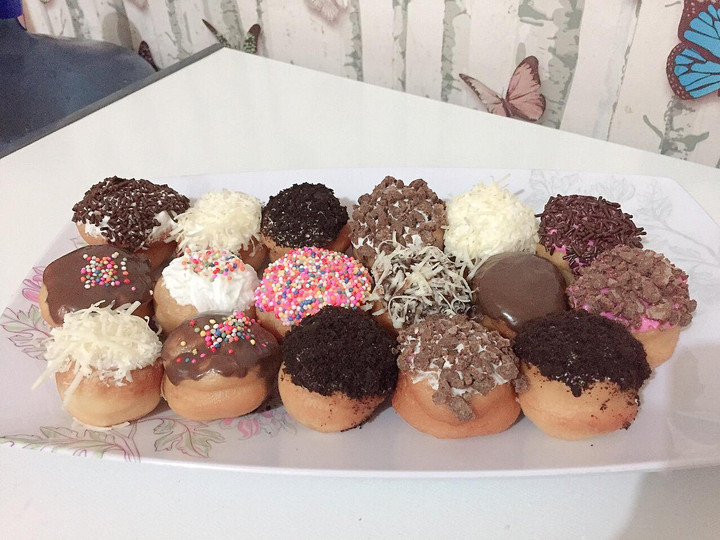 Resep Domini Ceria (donat mini) Anti Gagal