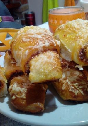 Pizzás kifli recept fotója