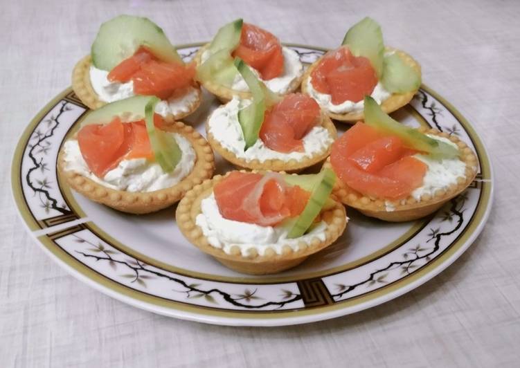 Тарталетки с творожным сыром и авокадо пошаговый рецепт