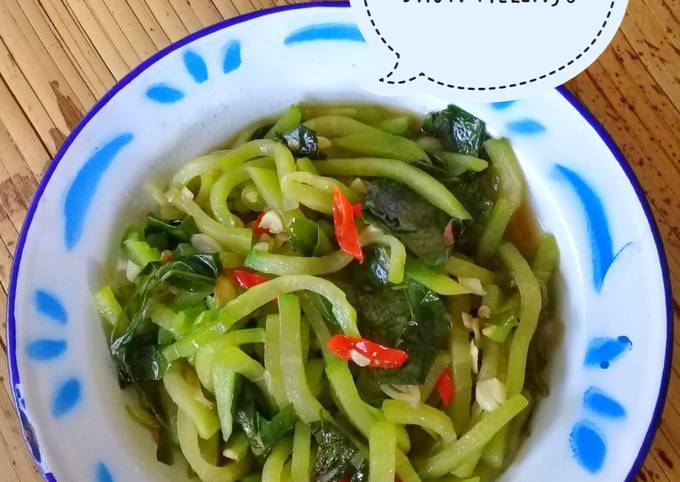 Resep Oseng Labu Siam Daun Melinjo Oleh Pawon Simbok Cookpad