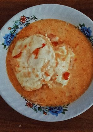 Foto resep Telor Ceplok Kuah Santan