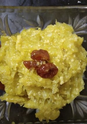 A picture of Bottel gourd halwa.