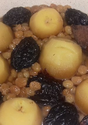صورة لوصفة طاجين الحلو🍏🍇 بذوق المشمش