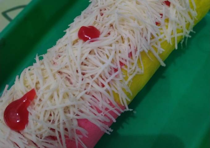 How to Make Yummy Bolu gulung hujan