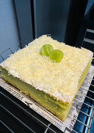 Foto resep Bolu Pandan Keju Jadul