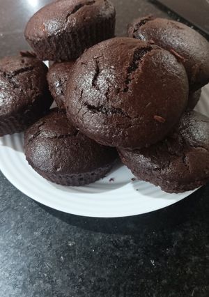Una foto de Muffins de chocolate vianda escolar