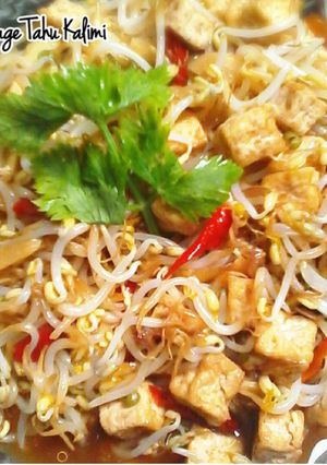 Foto resep Tumis (Oseng) Tauge Tahu Kalimi