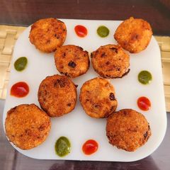 Rajma kebabs A picture of Rajma kebabs.