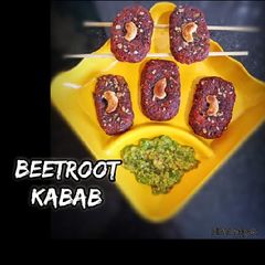 Beetroot kabab A picture of Beetroot kabab.
