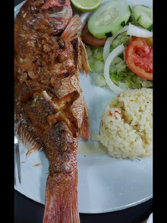 Una foto de Pescado frito