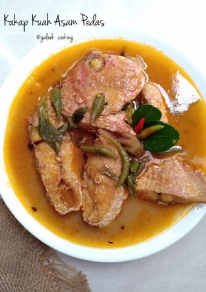 Foto resep Ikan Kakap Kuah Asam Pedas