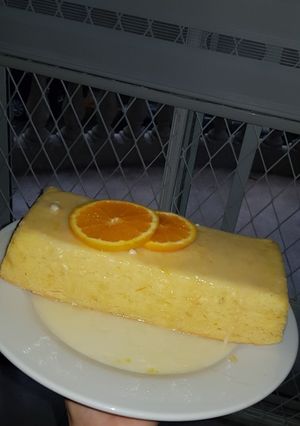 Una foto de Budín de ricota y naranja