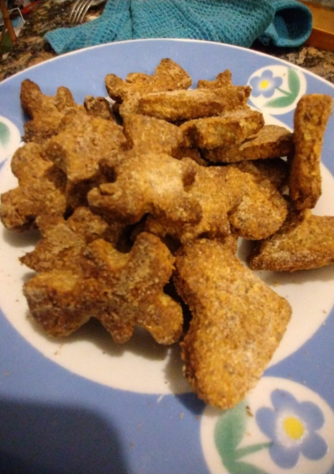 Una foto de Masitas de mandarina y coco rallado