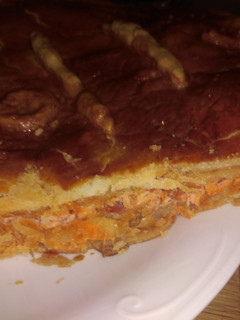 Una foto de Empanada de salmón ranchera