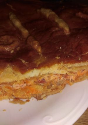 Una foto de Empanada de salmón ranchera