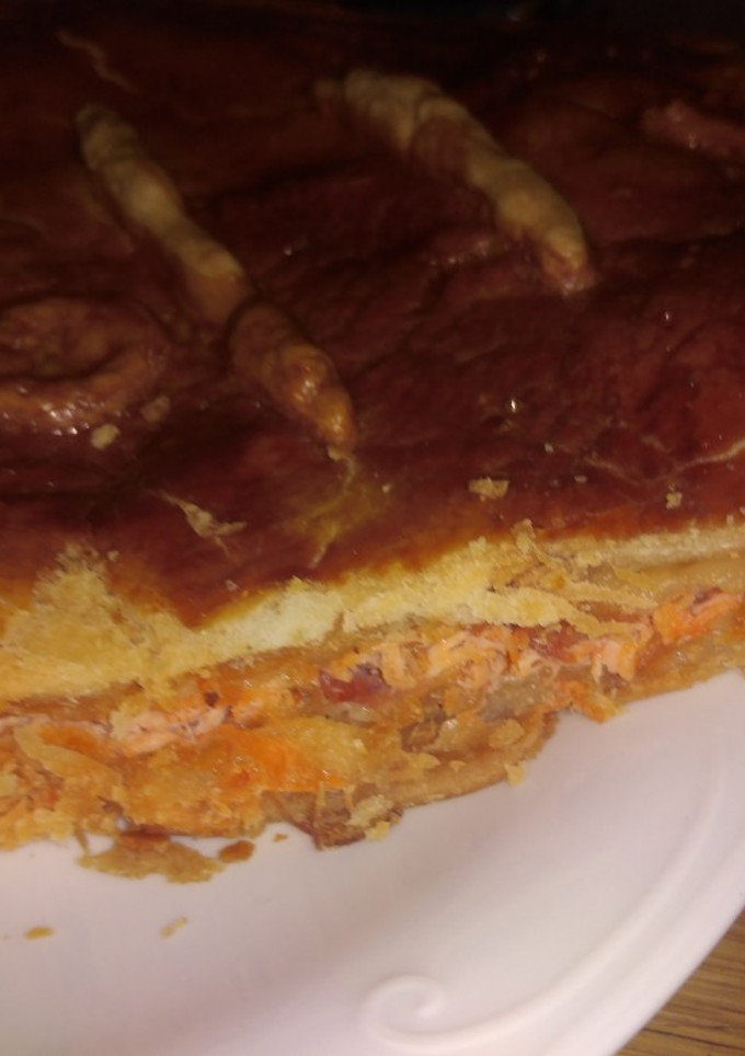 Una foto de Empanada de salmón ranchera