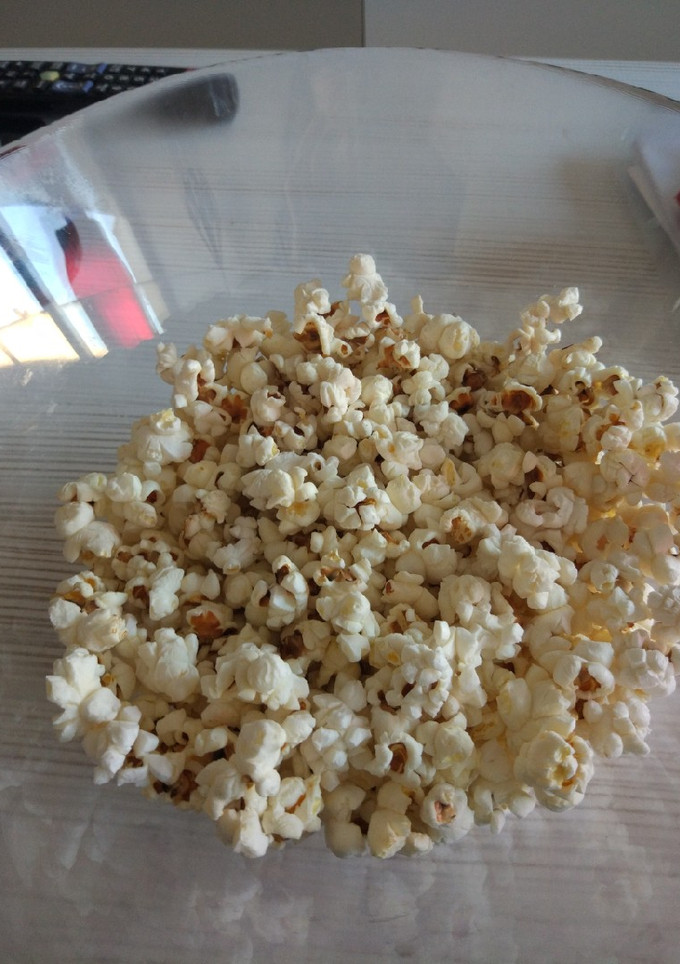 Una foto de Palomitas light