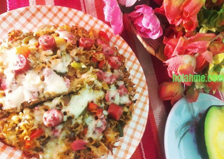 Recipe of Speedy Indomie Pizza