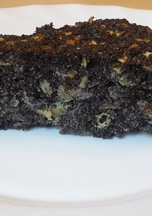 Gluténmentes almás máktorta recept fotója