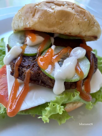 Langkah Mudah untuk Membikin Resep Rendang beef burger home made yang Lezat Anti Ribet, Lezat Sekali
