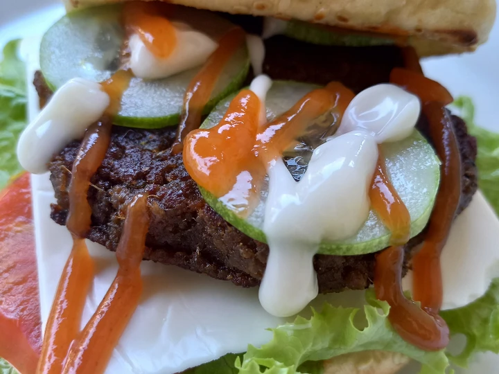 Langkah Mudah untuk Membikin Resep Rendang beef burger home made yang Lezat Anti Ribet, Lezat Sekali