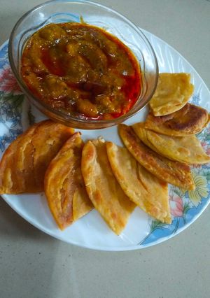 মুচমুচে মসলা পরোটা(crispy masala paratha recipe in Bengali) রেসিপির প্রধান ছবি