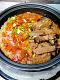 ข้าวอบเนื้อรมควันกุนเชียง