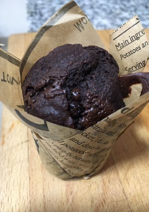Una foto de Muffins de cacao