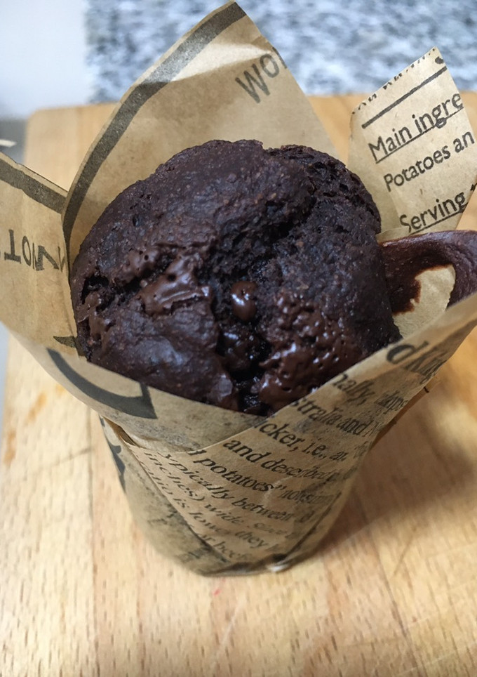 Una foto de Muffins de cacao