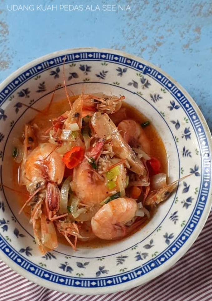 Foto resep Udang Kuah Pedas