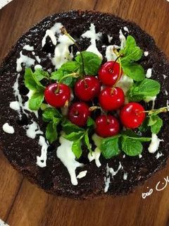 عکسی از دستور کیک خیس شکلاتی