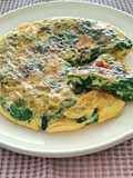 Frittata de Espinafres e Pecorino Romano