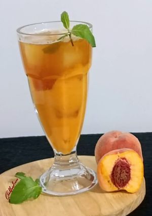 عکسی از دستور چای هلو