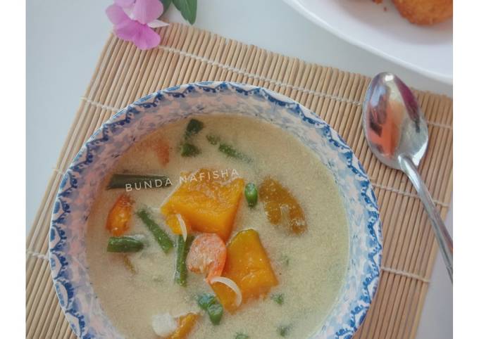 Ternyata ini loh! Resep membuat Sayur labu Kuah Ebi sajian Idul Adha  spesial