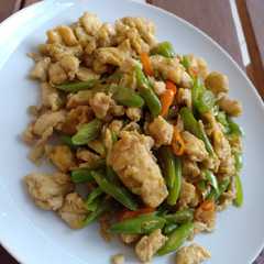 A picture of Telur Buncis Orak-Arik.