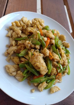 Foto resep Telur Buncis Orak-Arik