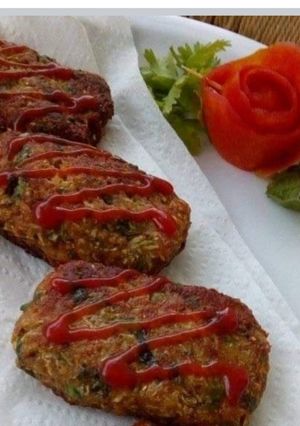 A picture of Gilafi chicken kabab.