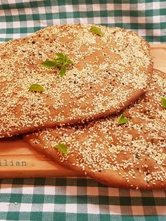 Φωτογραφία της συνταγής Λαγάνα τραγανή με αλεύρι Ζέας και ταχίνι